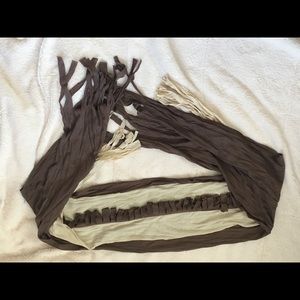 Fringe scarf